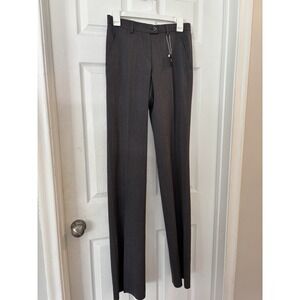 domenico vacca Women Elegant Gray‎ Pants 40 Inseam 30 Waist NWT